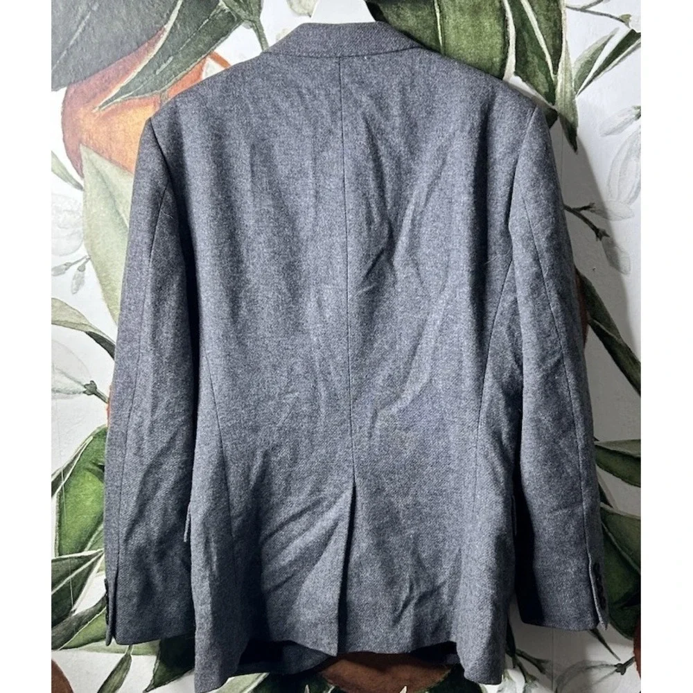 J. CREW Ludlow English Wool Moon Yorkshire Tweed Gray Sport Coat Jacket Size 40R